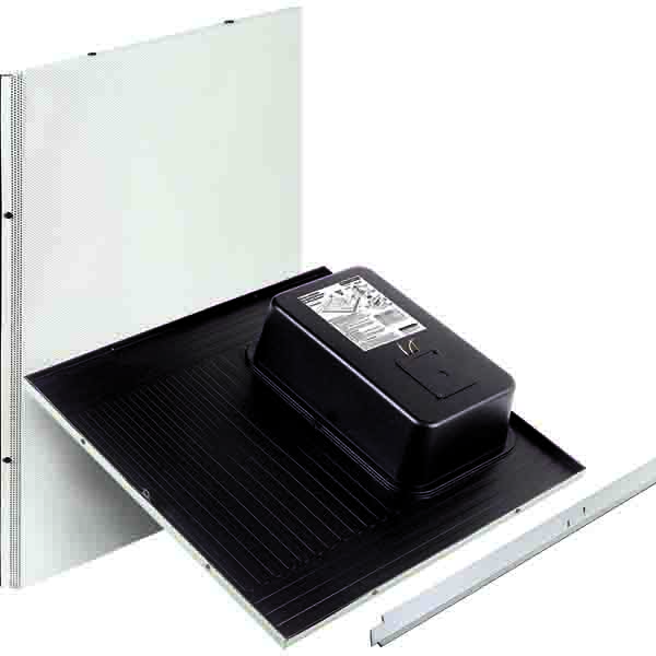 paging speaker for celing tile-wide dispersion, fast install